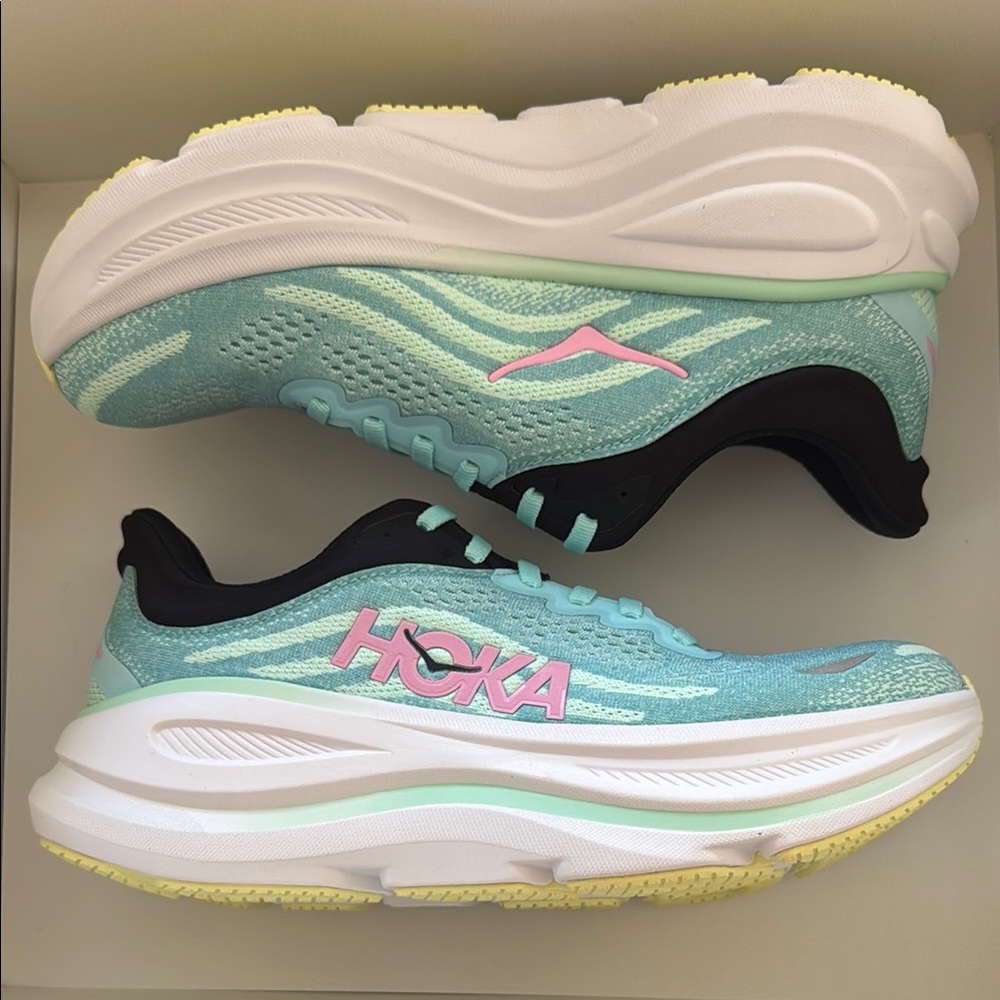 Hoka Bondi 9 NEW Blue running shoes